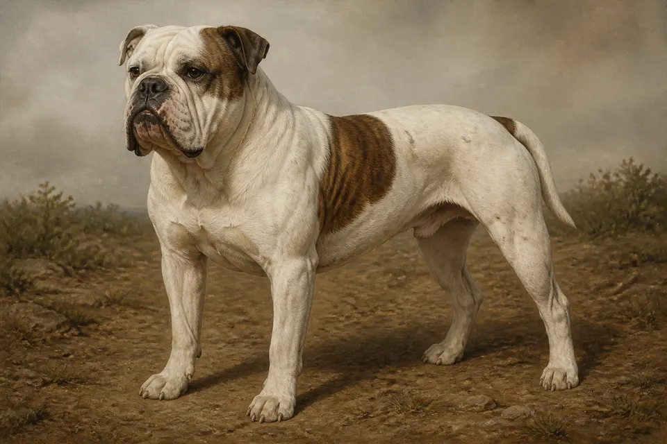 旧式英国斗牛犬 · 正面