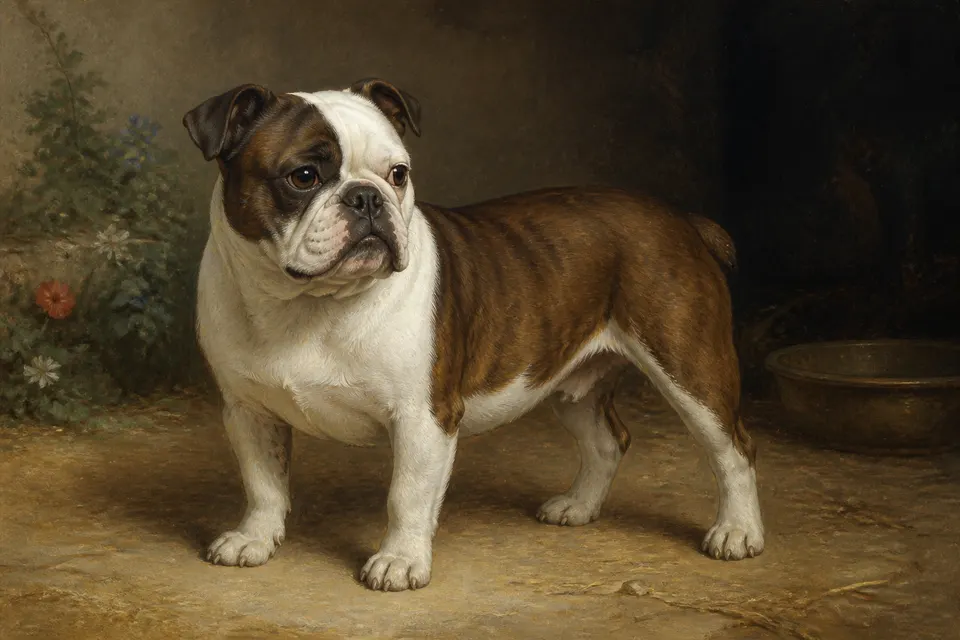 玩具斗牛犬 · 正面
