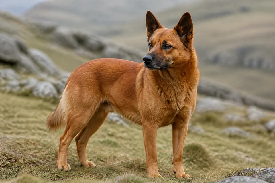威尔士山地犬 · 正面