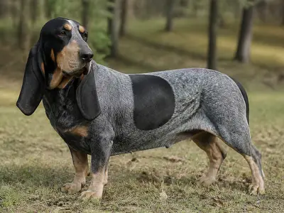 Blue Gascony Basset犬