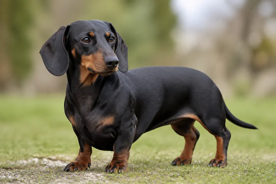腊肠犬 · 正面