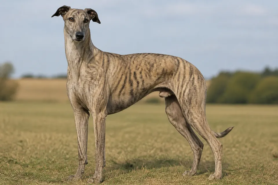 Hungarian Greyhound犬 · 正面