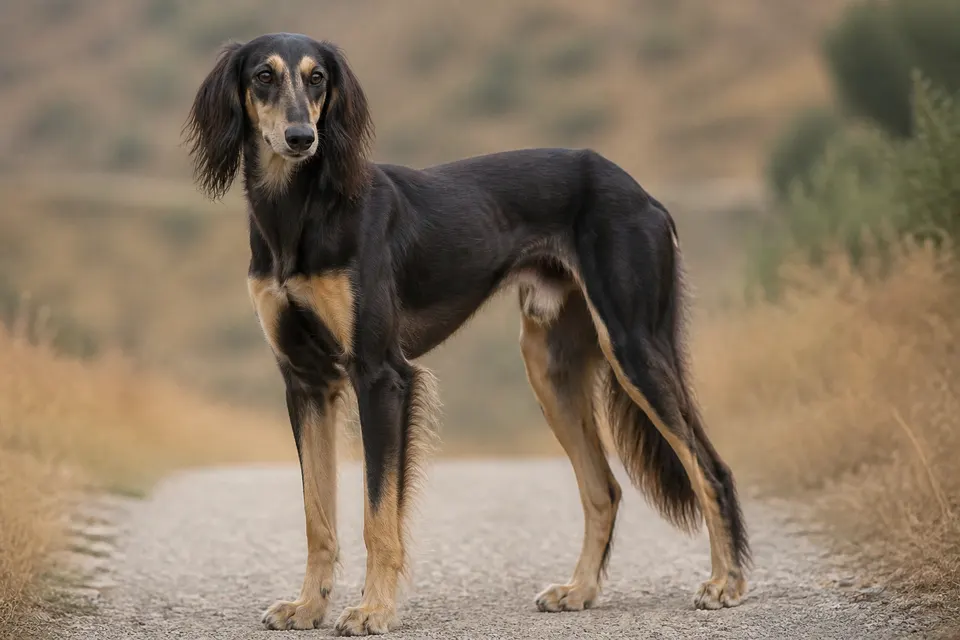 Kazakh Tazy犬 · 正面
