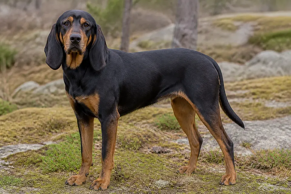 Norwegian Hound犬 · 正面