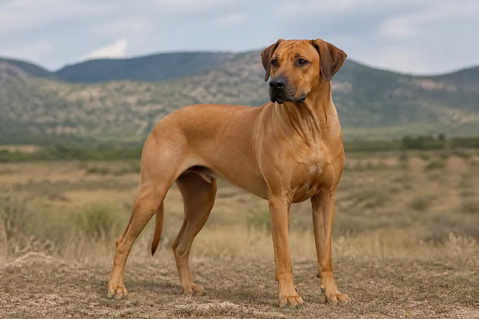 罗得西亚脊背犬 · 正面