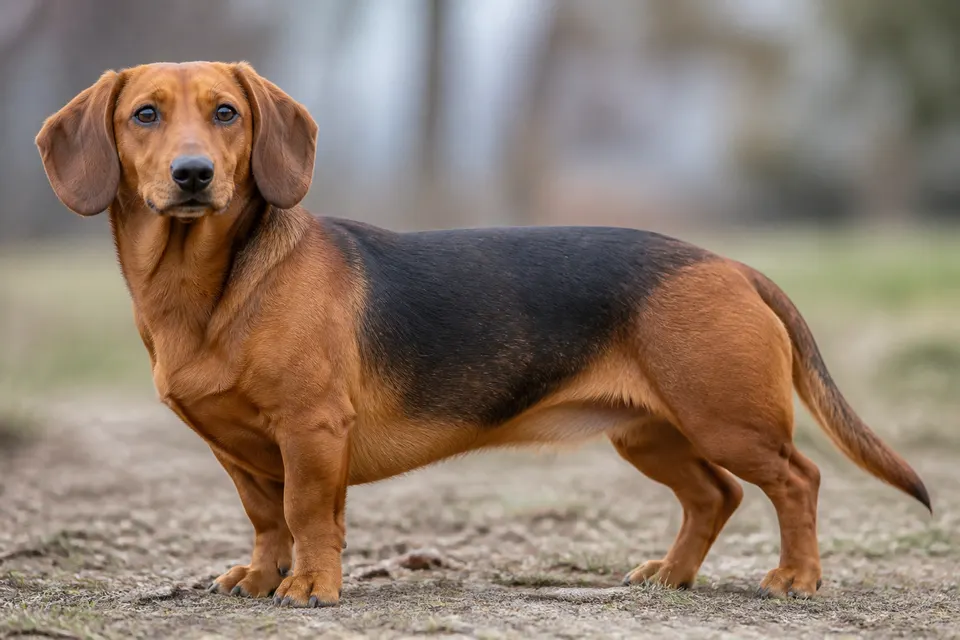 Westphalian Dachsbracke犬 · 正面