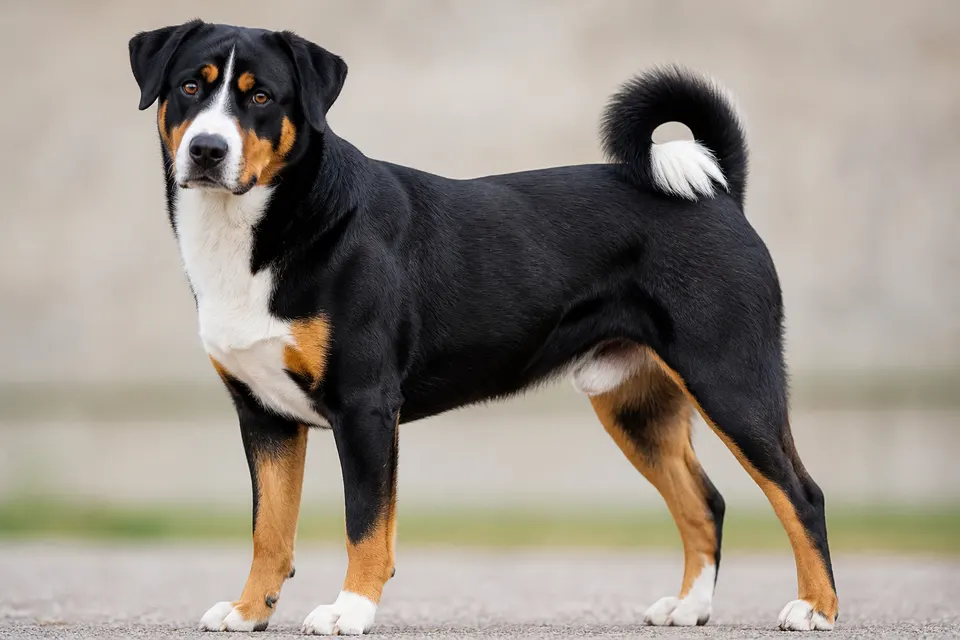 Appenzell Cattle Dog犬 · 正面