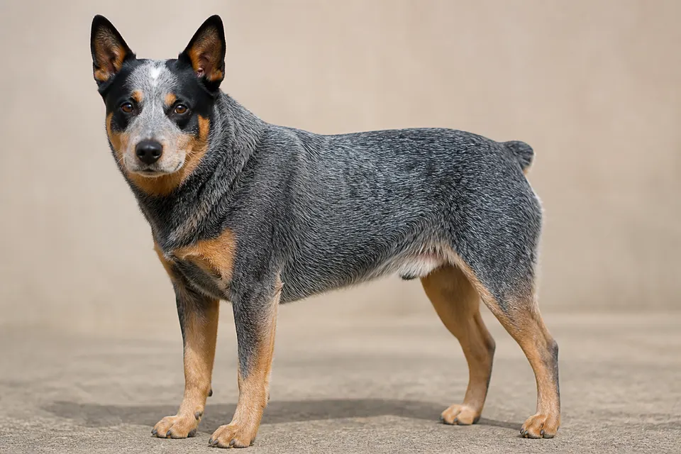 Australian Stumpy Tail Cattle Dog犬 · 正面