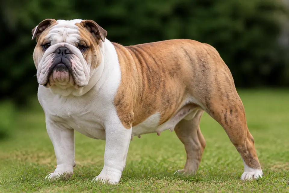 英国斗牛犬 · 正面