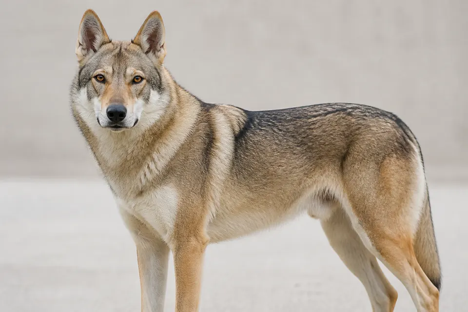 Czechoslovakian Wolfdog犬 · 正面