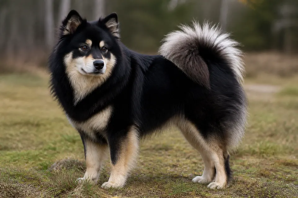Finnish Lapponian Dog犬 · 正面