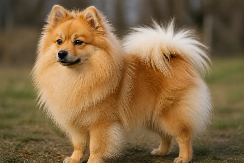 German Spitz犬 · 正面