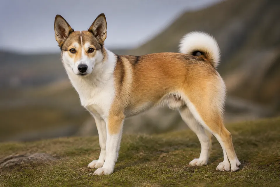 挪威伦德猎犬 · 正面