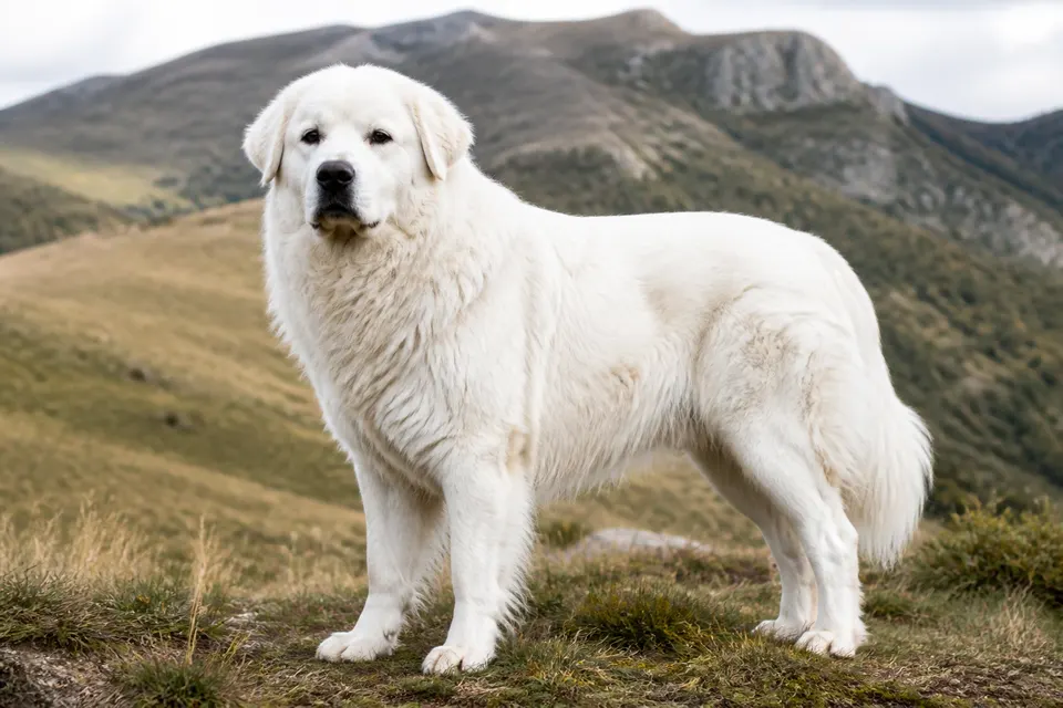 Polish Tatra Shepherd犬 · 正面