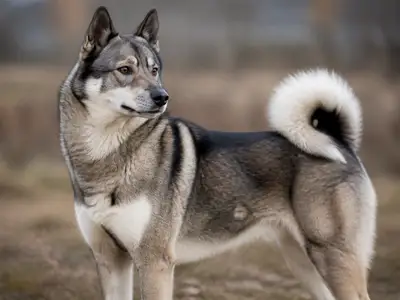 Russian-European Laika犬