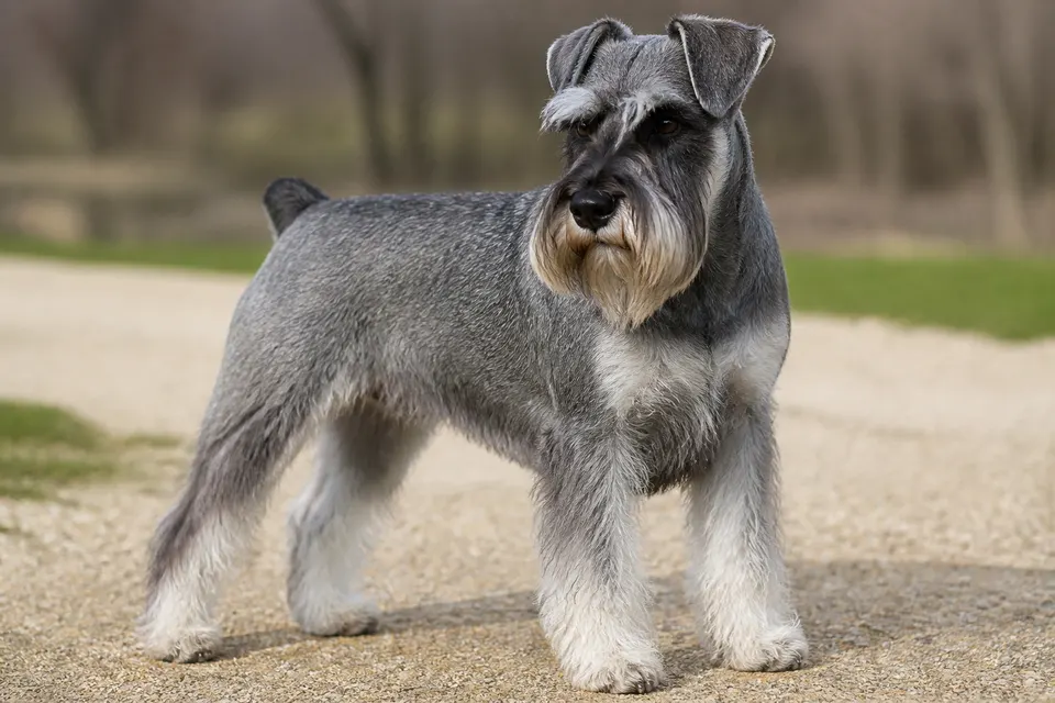 Schnauzer犬 · 正面