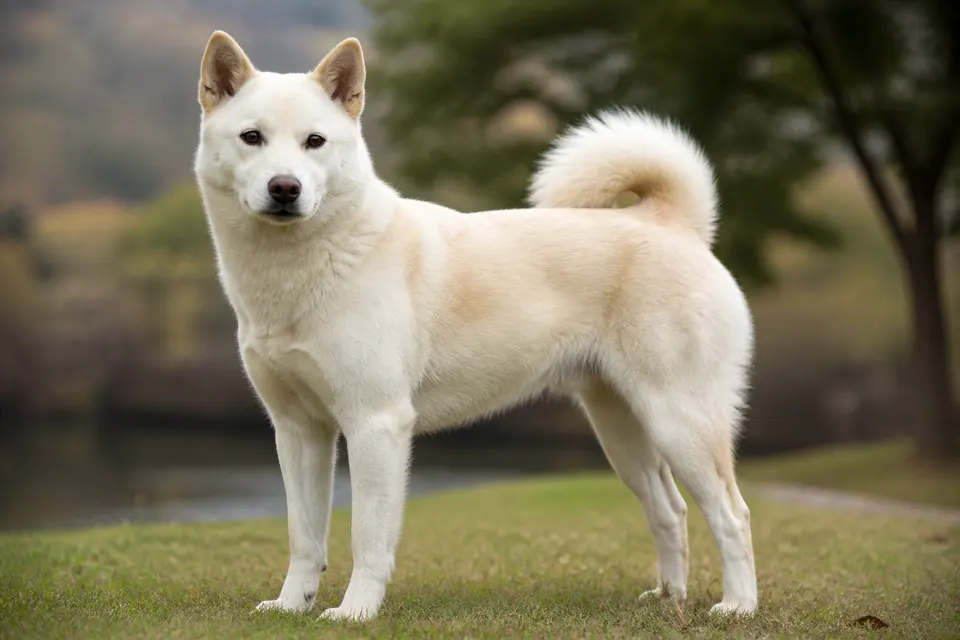 珍岛犬 · 正面