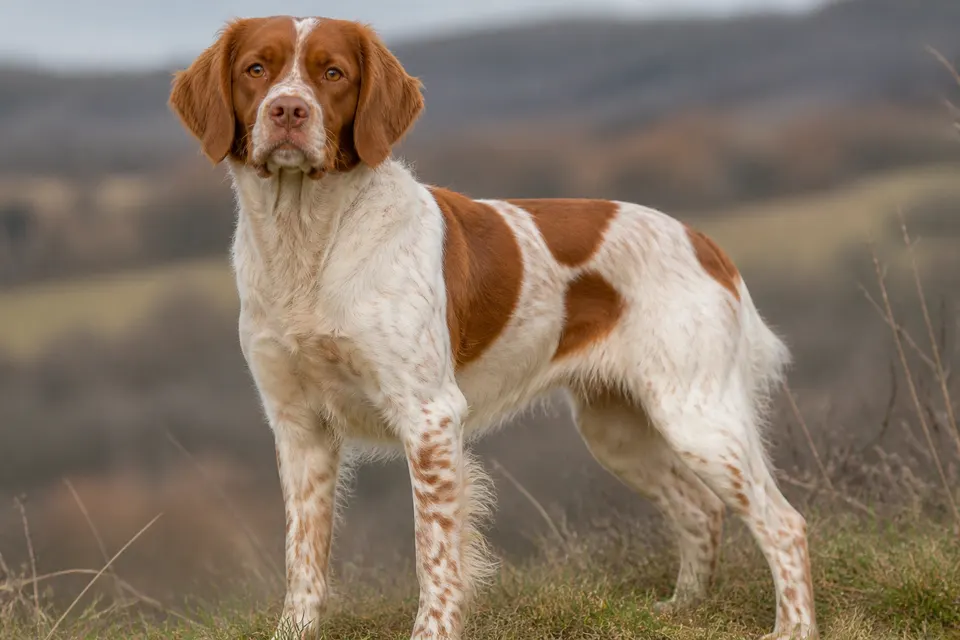 布列塔尼犬 · 正面