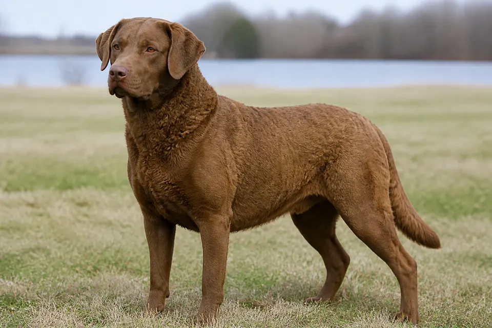 切萨皮克湾寻回犬 · 正面