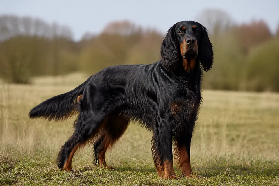 戈登塞特犬 · 正面