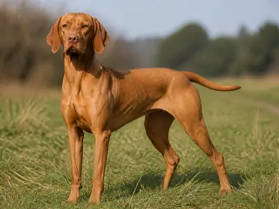 Hungarian Short-Haired Pointer (Vizsla)犬