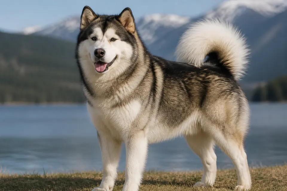 阿拉斯加雪橇犬 · 正面