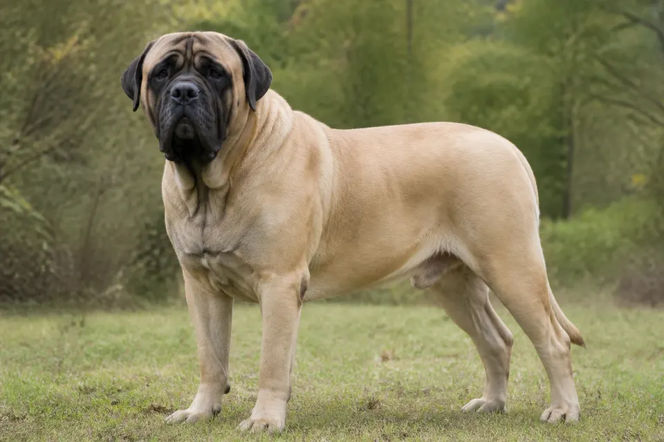 马士提夫獒犬 · 正面